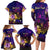 Cook Islands Family Matching Long Sleeve Bodycon Dress and Hawaiian Shirt Whale Hibiscus Polynesian