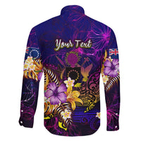 Cook Islands Family Matching Long Sleeve Bodycon Dress and Hawaiian Shirt Whale Hibiscus Polynesian