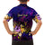 Cook Islands Family Matching Off The Shoulder Long Sleeve Dress and Hawaiian Shirt Whale Hibiscus Polynesian
