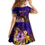 Cook Islands Family Matching Off The Shoulder Long Sleeve Dress and Hawaiian Shirt Whale Hibiscus Polynesian