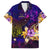 Cook Islands Family Matching Off The Shoulder Long Sleeve Dress and Hawaiian Shirt Whale Hibiscus Polynesian