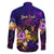 Cook Islands Family Matching Off The Shoulder Long Sleeve Dress and Hawaiian Shirt Whale Hibiscus Polynesian