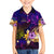 Cook Islands Family Matching Off The Shoulder Long Sleeve Dress and Hawaiian Shirt Whale Hibiscus Polynesian