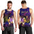 Cook Islands Men Tank Top Whale Hibiscus Polynesian