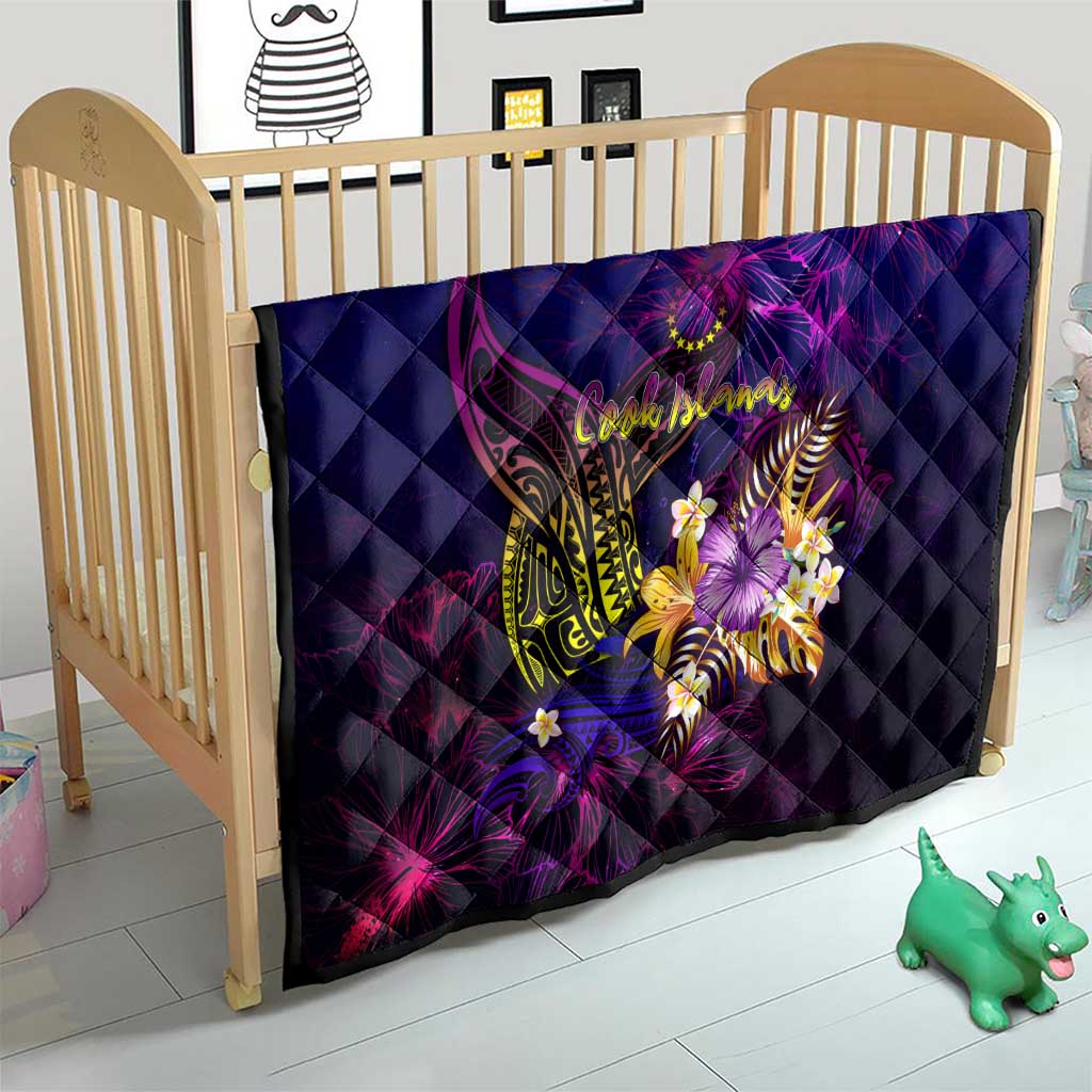 Cook Islands Quilt Whale Hibiscus Polynesian