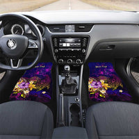 Nauru Car Mats Whale Hibiscus Polynesian