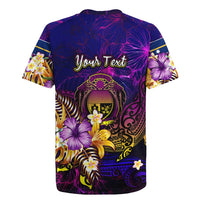 Nauru Rugby Jersey Whale Hibiscus Polynesian