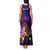 Nauru Tank Maxi Dress Whale Hibiscus Polynesian