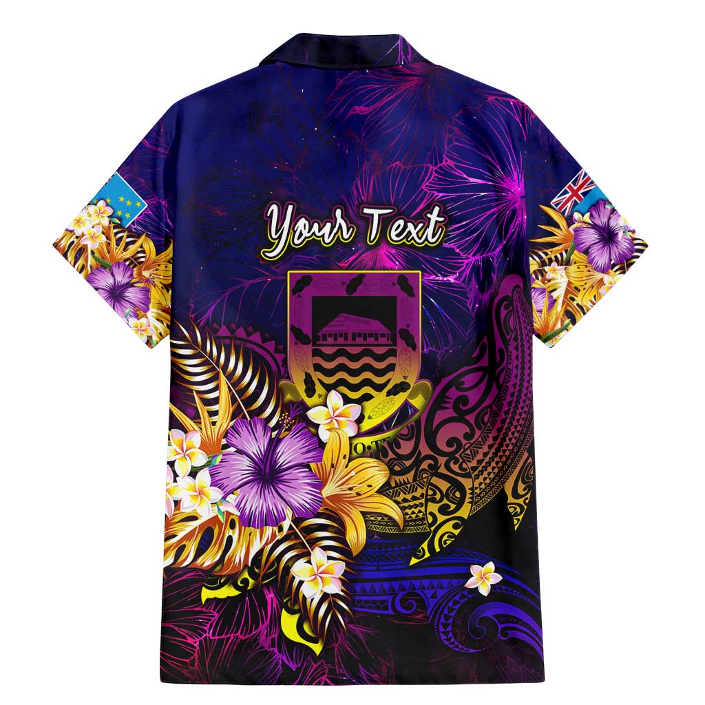 Tuvalu Family Matching Mermaid Dress and Hawaiian Shirt Whale Hibiscus Polynesian