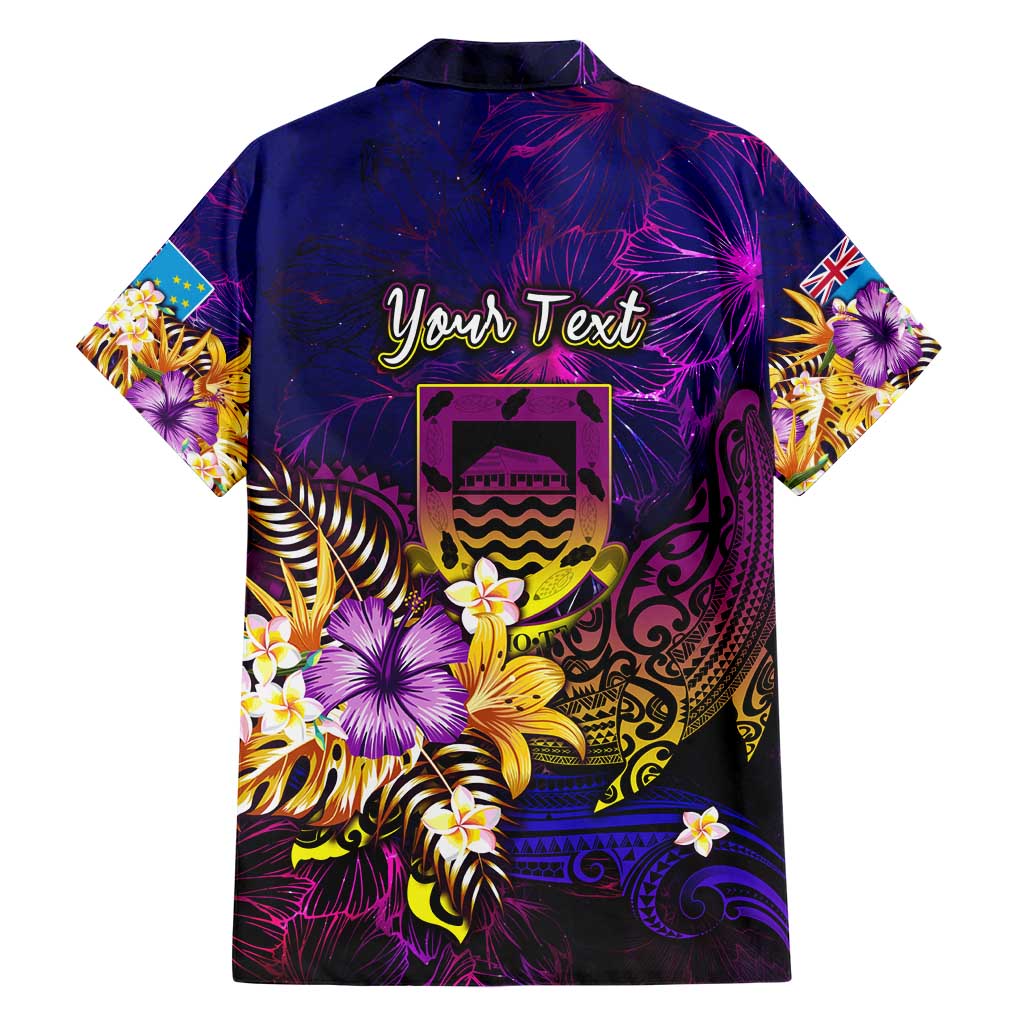 Tuvalu Hawaiian Shirt Whale Hibiscus Polynesian