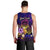 Tuvalu Men Tank Top Whale Hibiscus Polynesian