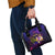 Tuvalu Shoulder Handbag Whale Hibiscus Polynesian