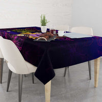Tuvalu Tablecloth Whale Hibiscus Polynesian