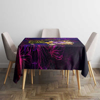 Tuvalu Tablecloth Whale Hibiscus Polynesian