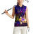 Tuvalu Women Sleeveless Polo Shirt Whale Hibiscus Polynesian
