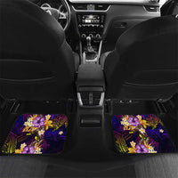 Northern Mariana Islands Car Mats Whale Hibiscus Polynesian