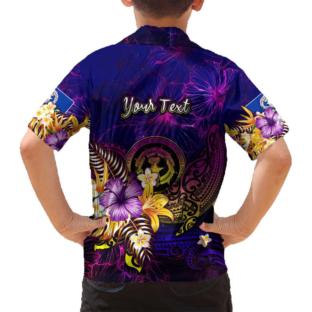 Northern Mariana Islands Family Matching Summer Maxi Dress and Hawaiian Shirt Whale Hibiscus Polynesian