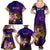 Northern Mariana Islands Family Matching Summer Maxi Dress and Hawaiian Shirt Whale Hibiscus Polynesian