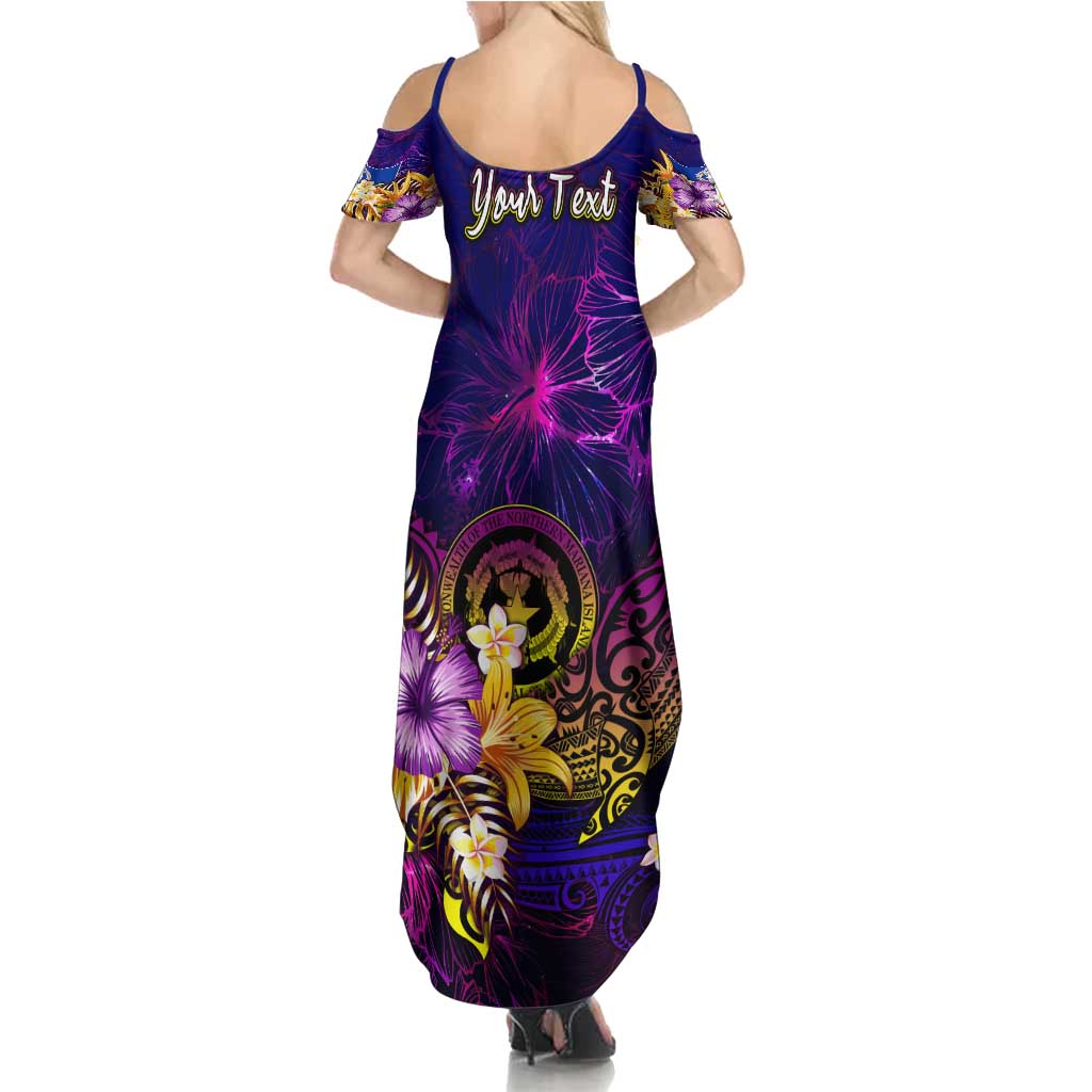 Northern Mariana Islands Family Matching Summer Maxi Dress and Hawaiian Shirt Whale Hibiscus Polynesian