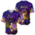 Marshall Islands Baseball Jersey Whale Hibiscus Polynesian