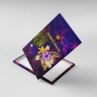 Marshall Islands Canvas Wall Art Whale Hibiscus Polynesian