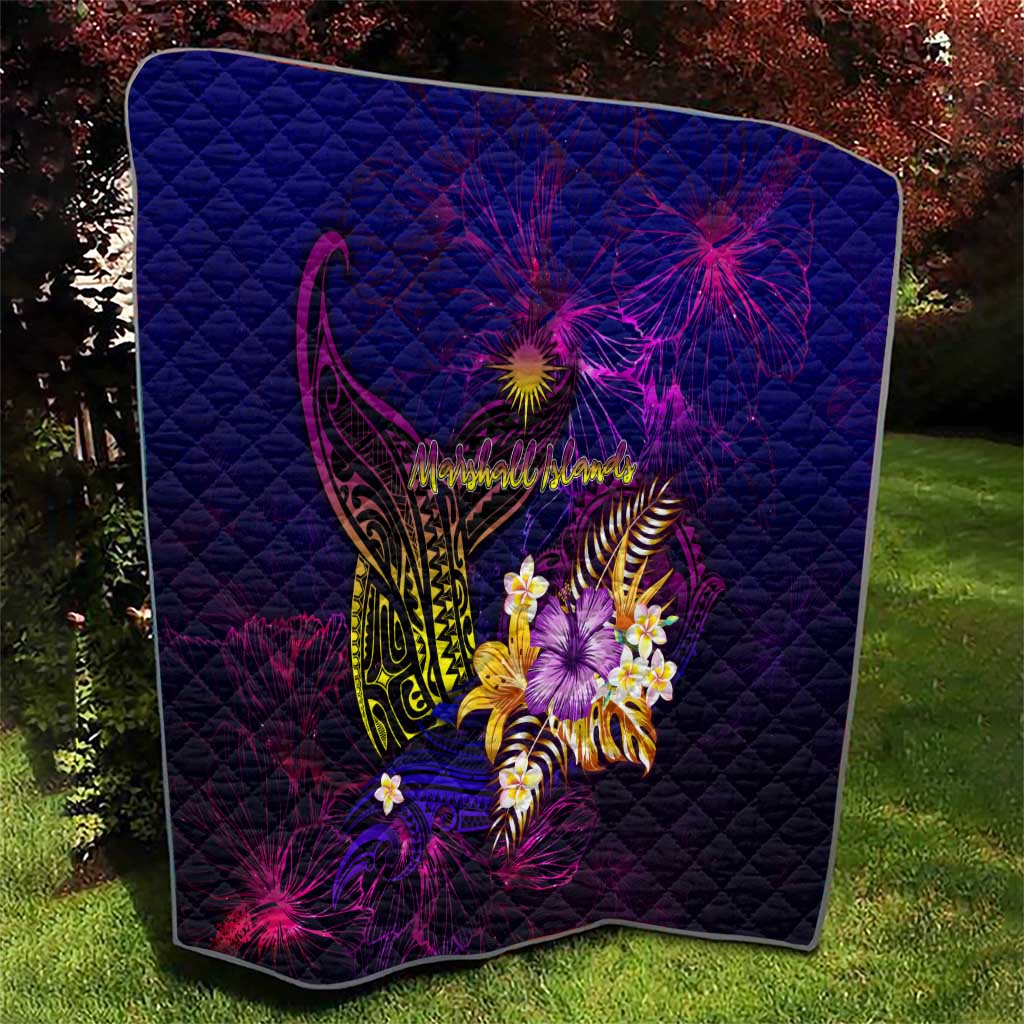 Marshall Islands Quilt Whale Hibiscus Polynesian