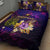 Marshall Islands Quilt Bed Set Whale Hibiscus Polynesian