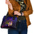 Marshall Islands Shoulder Handbag Whale Hibiscus Polynesian