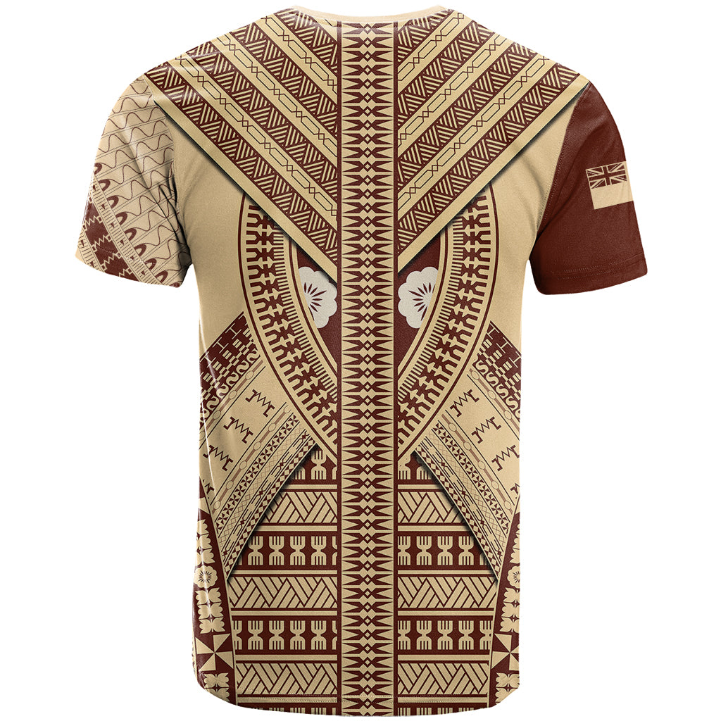 Fiji Bula T Shirt Tapa Pattern Design DT02 - Polynesian Pride