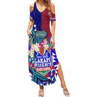 manu-samoa-rugby-2023-family-matching-summer-maxi-dress-and-hawaiian-shirt-humpback-whale-hexagon-tribal-tropical-style