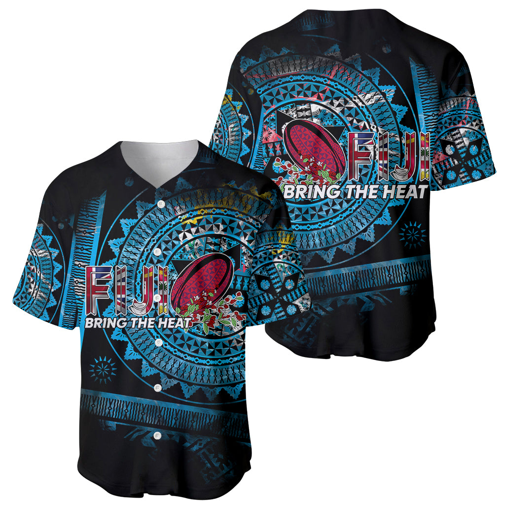 Fiji Rugby Baseball Jersey Bring The Heat DT02 - Polynesian Pride
