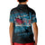 Fiji Rugby Kid Polo Shirt Bring The Heat DT02 - Polynesian Pride