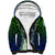 Personalised New Zealand Warriors Sherpa Hoodie Maori Silver Fern Green DT02 Unisex Green - Polynesian Pride