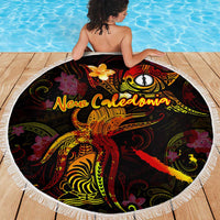 New Caledonia Beach Blanket Octopus Plumeria Polynesian Tattoo