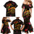 New Caledonia Family Matching Mermaid Dress and Hawaiian Shirt Octopus Plumeria Polynesian Tattoo