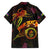 New Caledonia Family Matching Short Sleeve Bodycon Dress and Hawaiian Shirt Octopus Plumeria Polynesian Tattoo