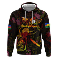 New Caledonia Hoodie Octopus Plumeria Polynesian Tattoo