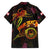 Tahiti French Polynesia Family Matching Long Sleeve Bodycon Dress and Hawaiian Shirt Octopus Plumeria Polynesian Tattoo