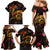 Tahiti French Polynesia Family Matching Mermaid Dress and Hawaiian Shirt Octopus Plumeria Polynesian Tattoo