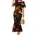 Tahiti French Polynesia Family Matching Mermaid Dress and Hawaiian Shirt Octopus Plumeria Polynesian Tattoo