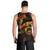 Tahiti French Polynesia Men Tank Top Octopus Plumeria Polynesian Tattoo