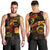 Tahiti French Polynesia Men Tank Top Octopus Plumeria Polynesian Tattoo