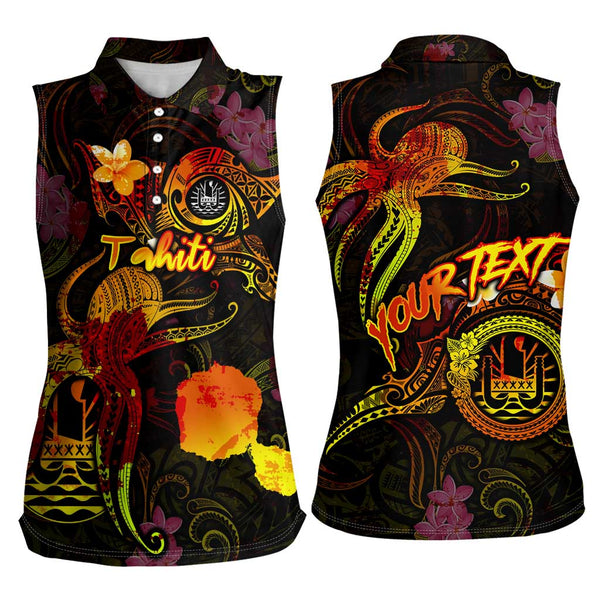 French Polynesia Tahiti Hawaiian Shirt Polynesian Shark Tattoo With Hibiscus Purple Version LT14
