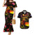 Cook Islands Couples Matching Mermaid Dress and Hawaiian Shirt Octopus Plumeria Polynesian Tattoo