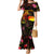 Cook Islands Family Matching Mermaid Dress and Hawaiian Shirt Octopus Plumeria Polynesian Tattoo