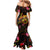 Cook Islands Family Matching Mermaid Dress and Hawaiian Shirt Octopus Plumeria Polynesian Tattoo