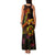 Cook Islands Family Matching Tank Maxi Dress and Hawaiian Shirt Octopus Plumeria Polynesian Tattoo