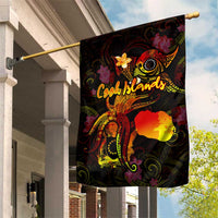 Cook Islands Garden Flag Octopus Plumeria Polynesian Tattoo