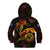 Cook Islands Kid Hoodie Octopus Plumeria Polynesian Tattoo