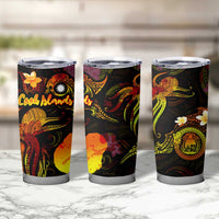 Nauru Tumbler Cup Octopus Plumeria Polynesian Tattoo